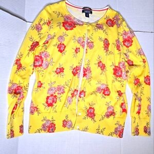 Lands End 100% Supima Cotton Cardigan